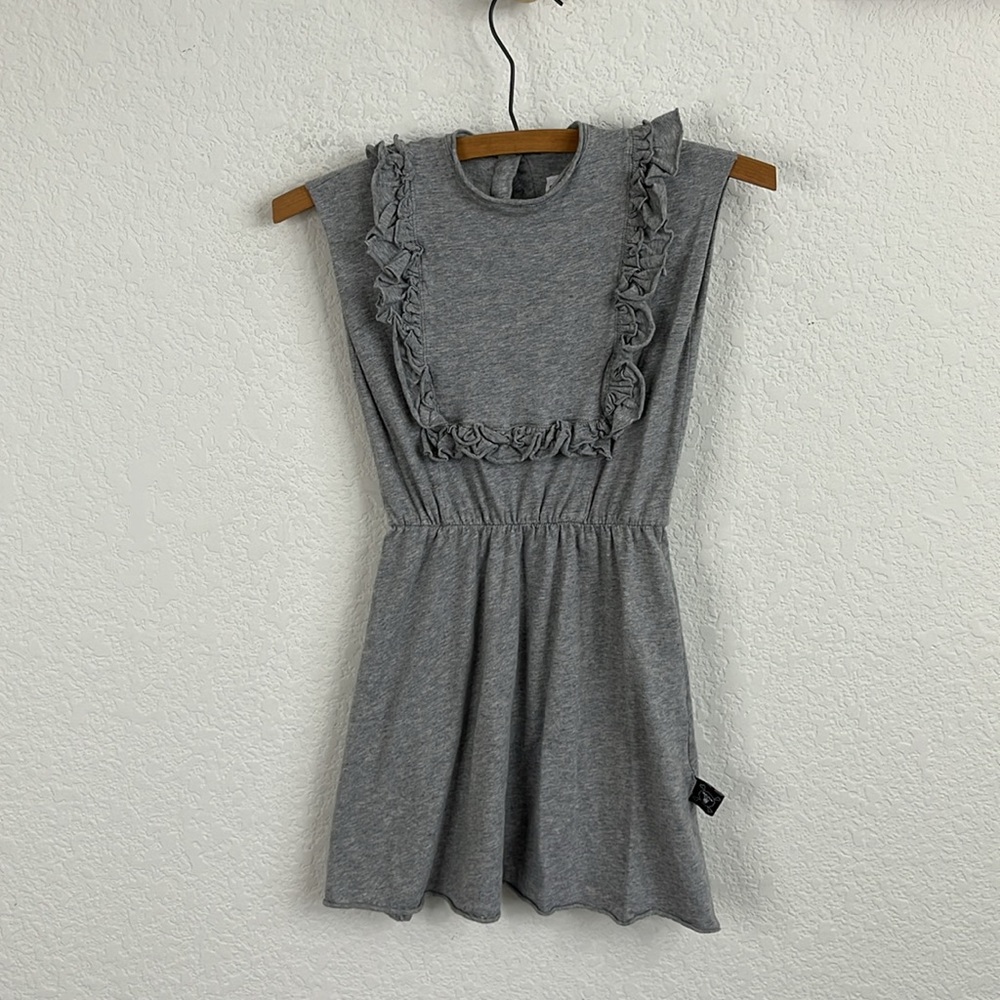 nununu Ruffle Swing A Line Mini Dress